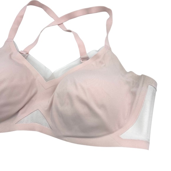 HoneyLove Sculpting Crisscross Bra Light Pink Wirefree Comfort‎ Support Size L - Picture 8 of 9